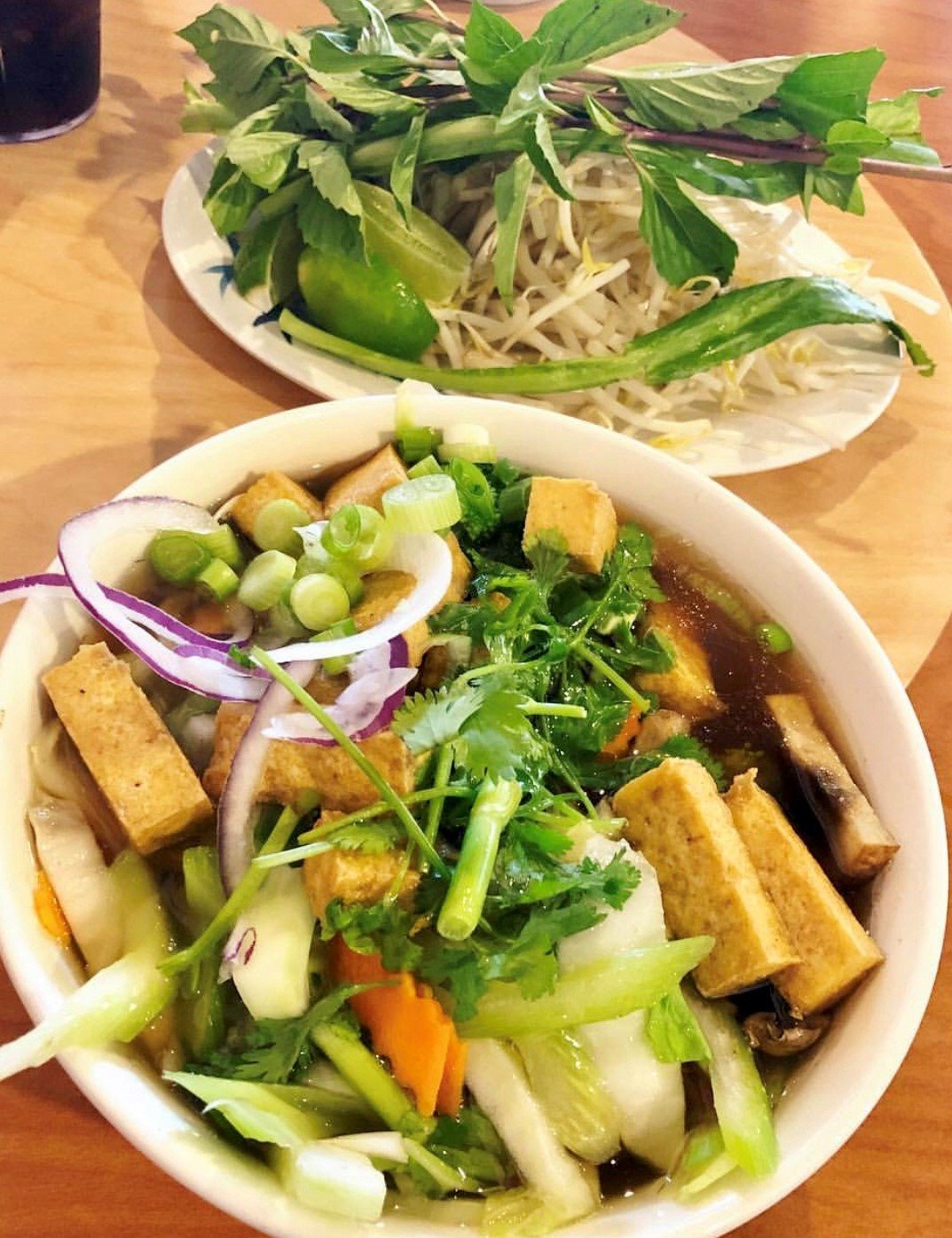 Order 9. Pho - Tofu and Vegetables food online from Pho Ngon store, Charlotte on bringmethat.com