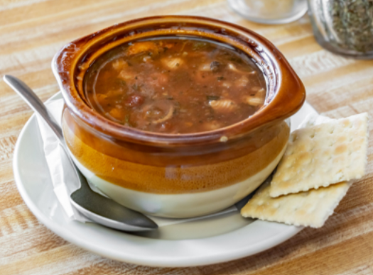 Order Soup of the day food online from Pizza & Sandwich Barn store, Caldwell on bringmethat.com