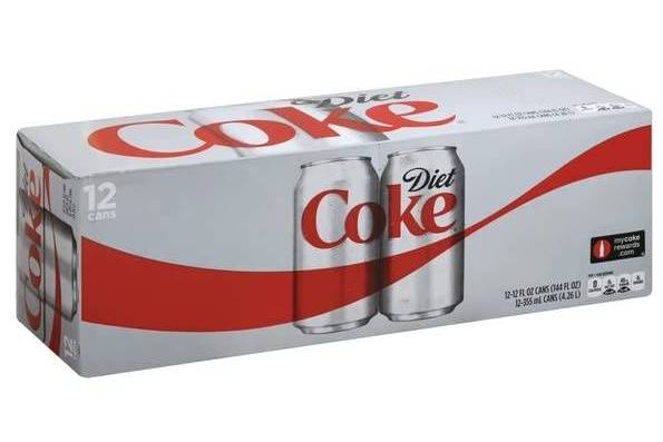 Order Coca Cola Diet (12 pk) food online from RaceOne store, Houston on bringmethat.com