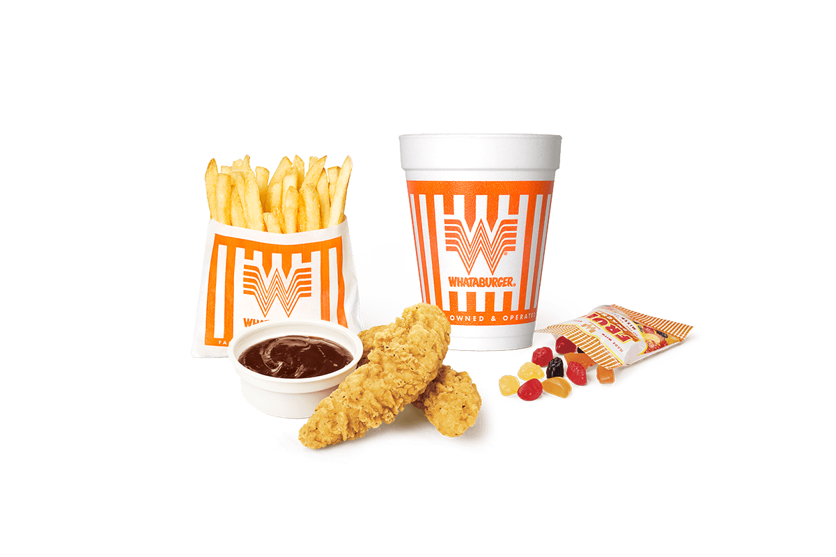 Order Whatachick'n® Strips 2 Piece Kid's Meal food online from Whataburger store, Baton Rouge on bringmethat.com