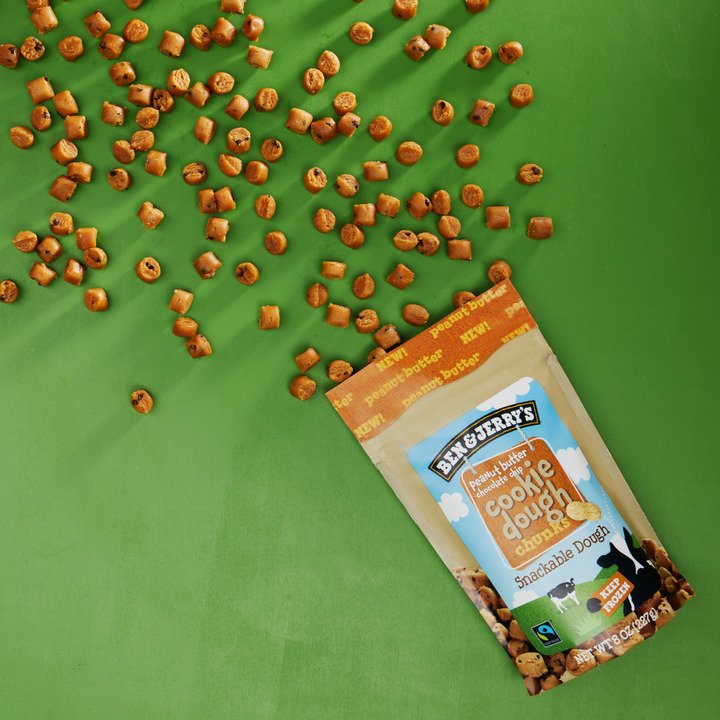 Order Peanut Butter and Chocolate Chip Cookie Dough Chunks food online from Ben & Jerry store, Manchester on bringmethat.com