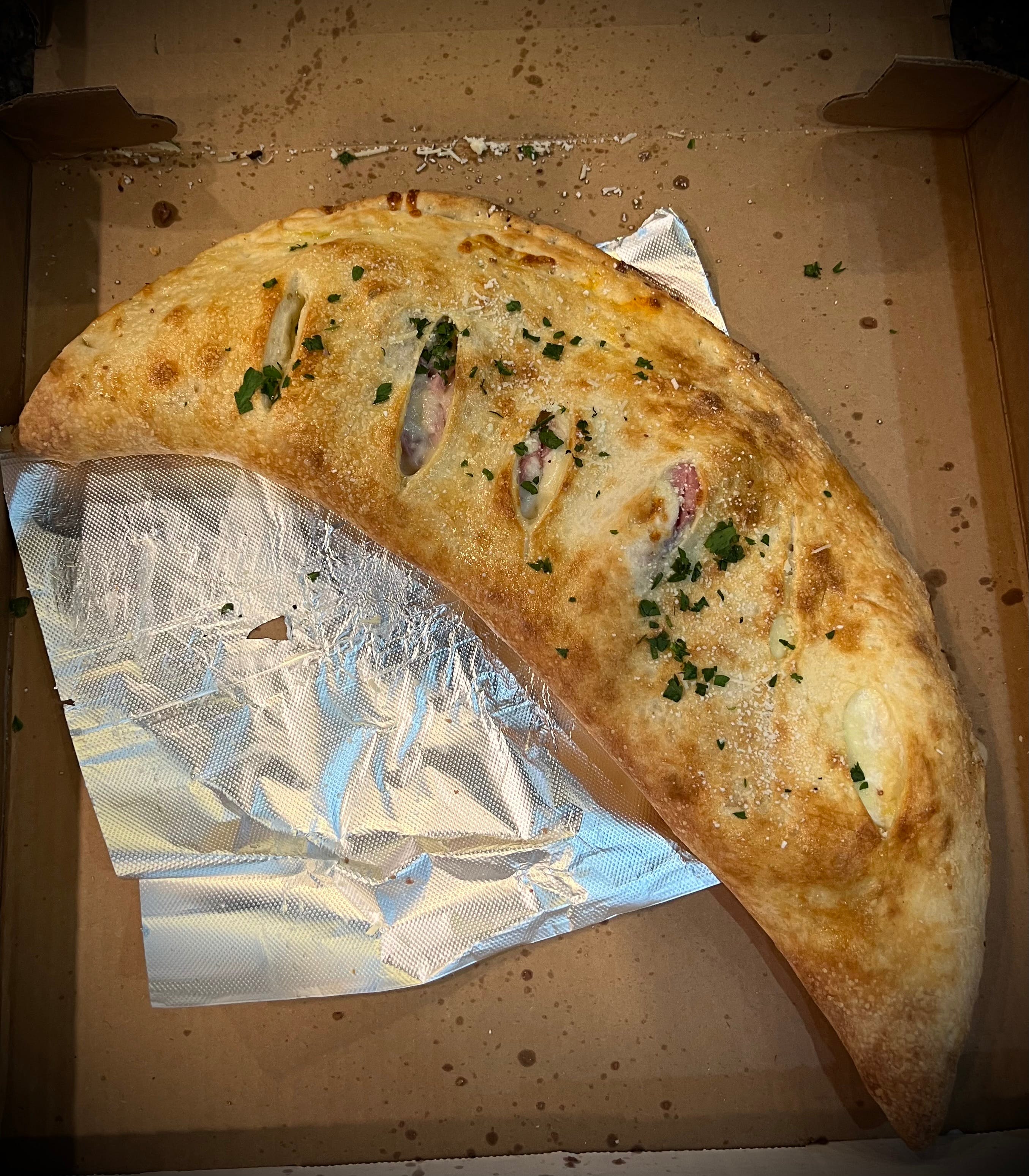 Order Calzone - Calzone food online from Margherita's Restaurant Pizzeria and Bar store, Laureldale on bringmethat.com