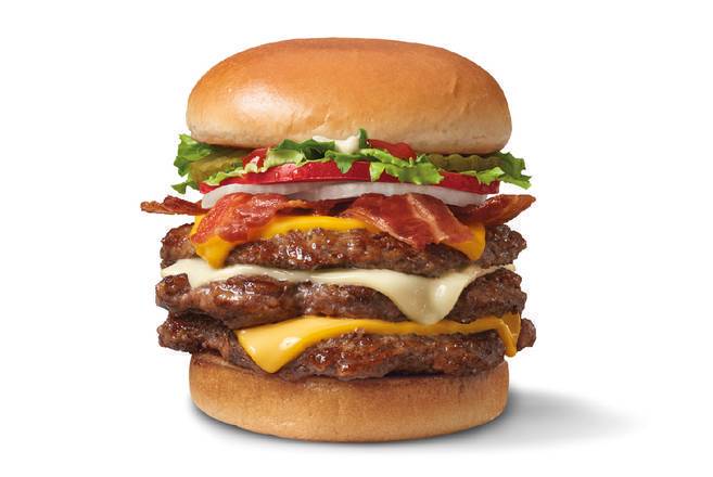 Order Bacon Two Cheese Deluxe Signature Stackburger Triple food online from Dairy Queen Grill & Chill store, Alabaster on bringmethat.com