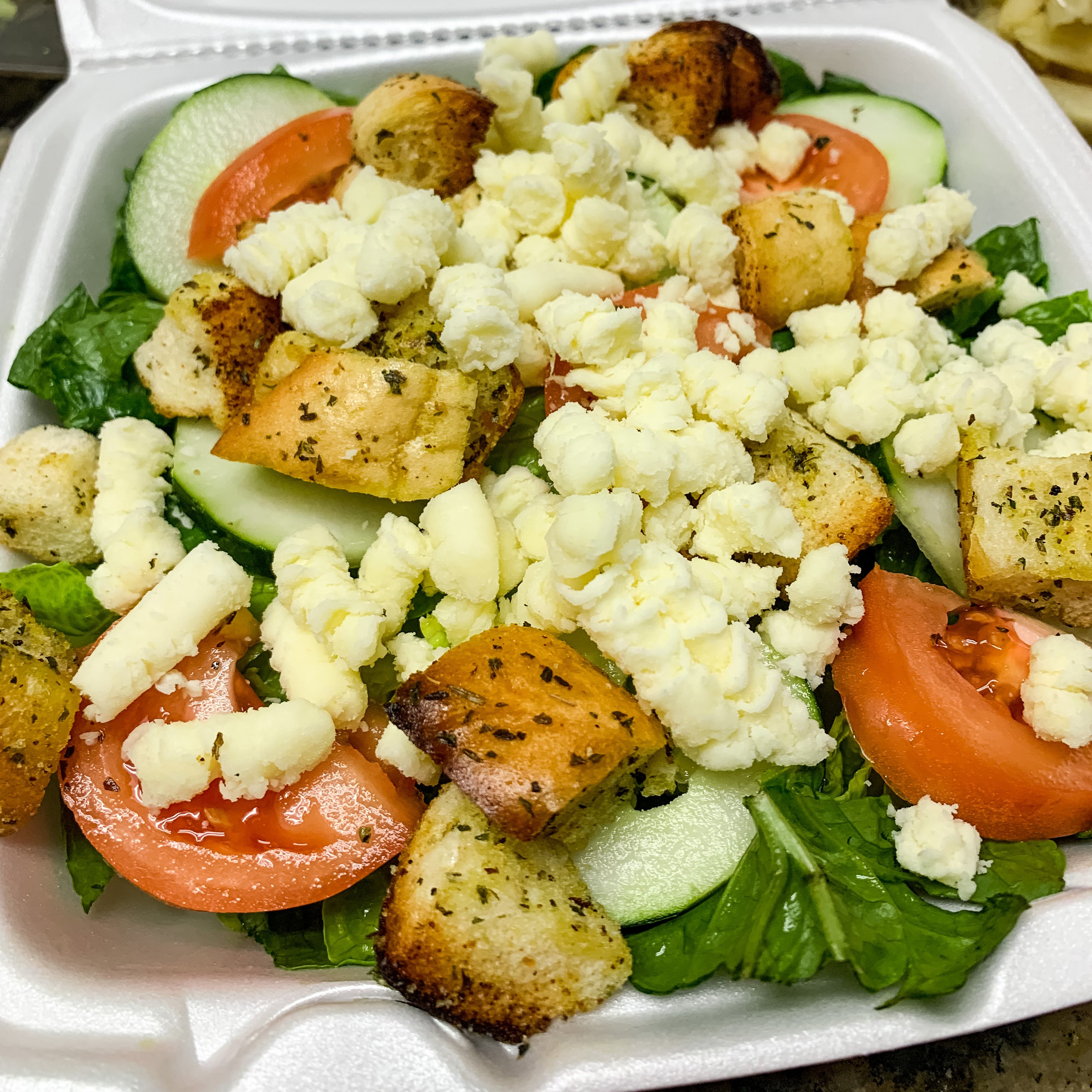 Order Tossed Salad - Salads food online from Romans Pizza Pasta House store, Philadelphia on bringmethat.com