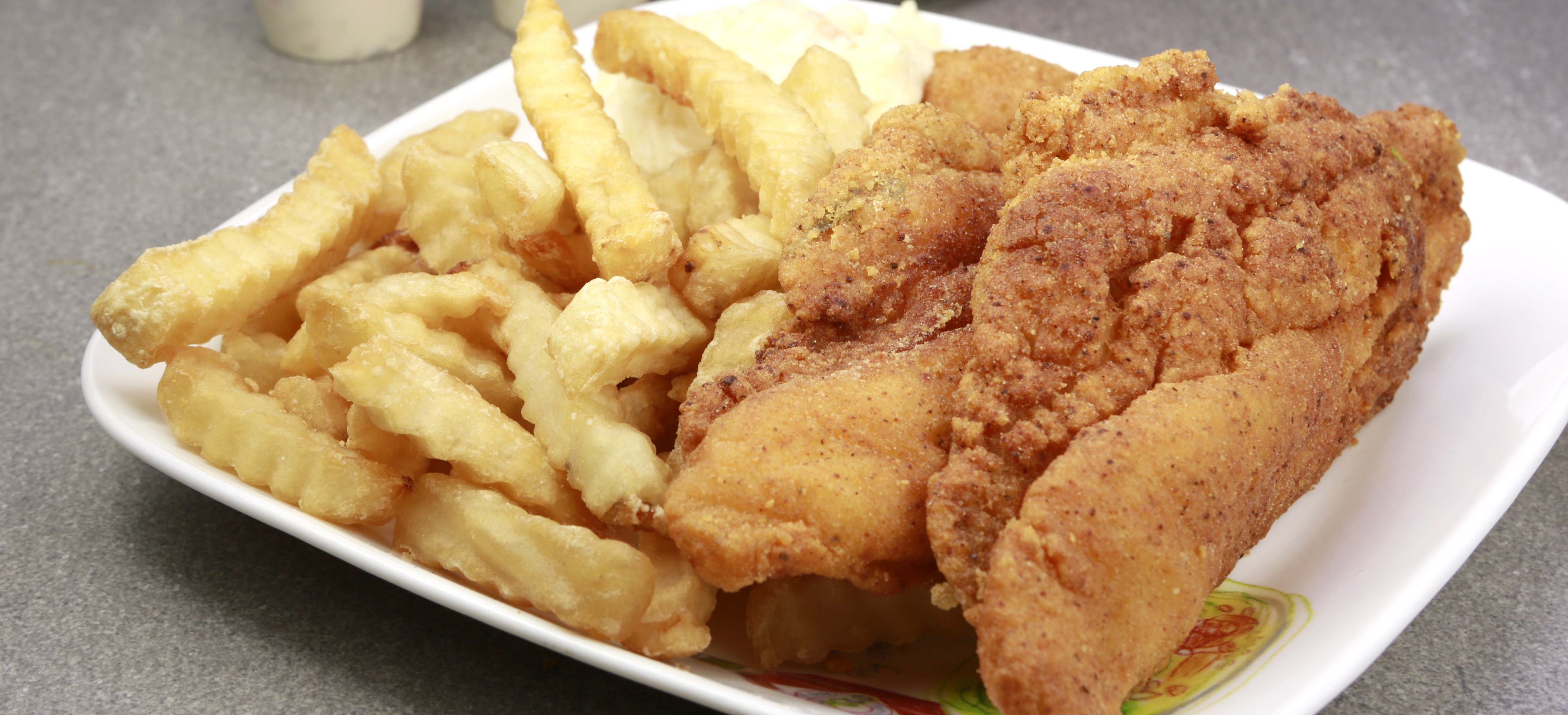 Order Catfish Combo food online from I Love Wings store, Norcross on bringmethat.com