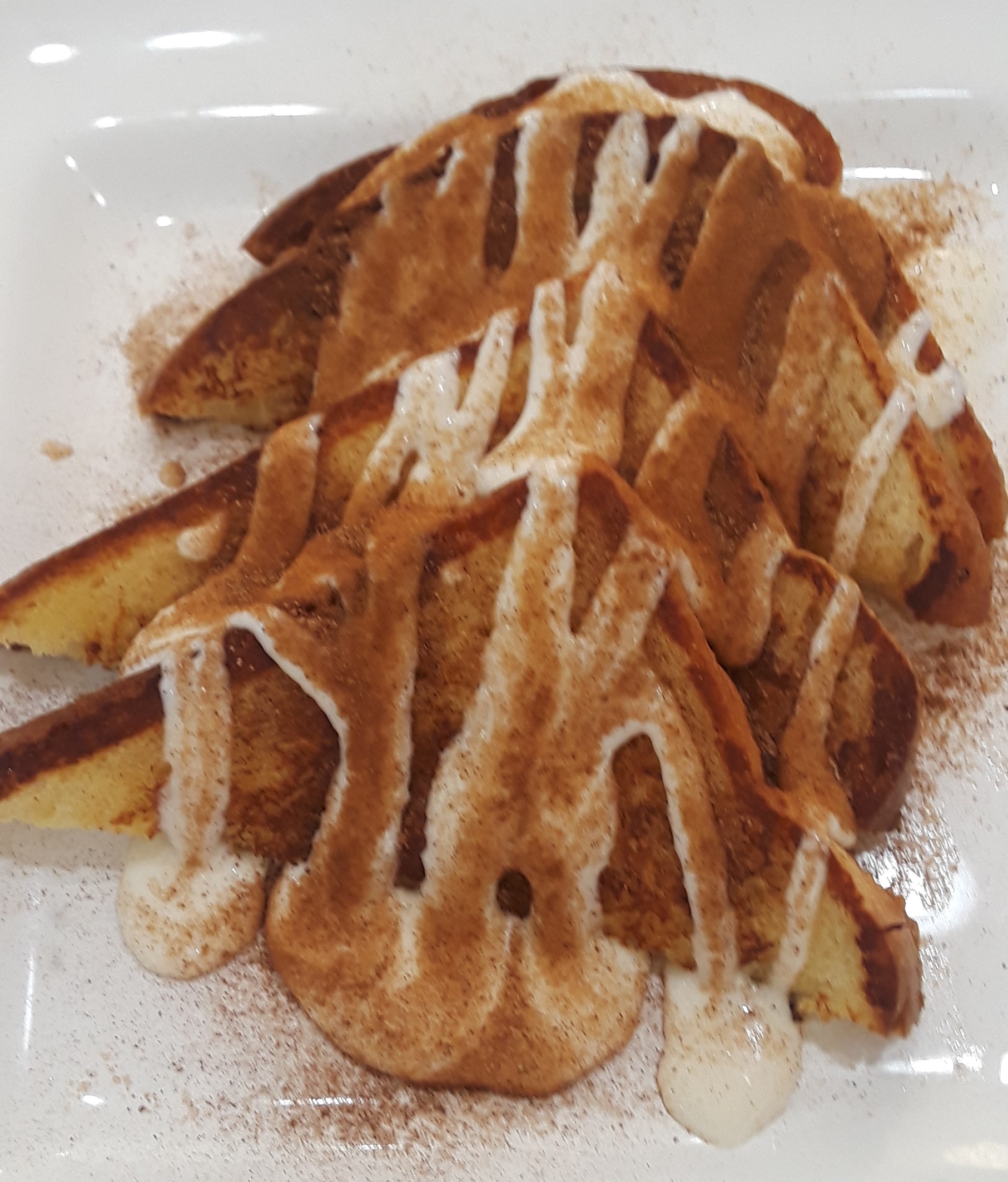 Order Cinnamon Roll French Toast food online from Kat Cafe store, Manhattan on bringmethat.com