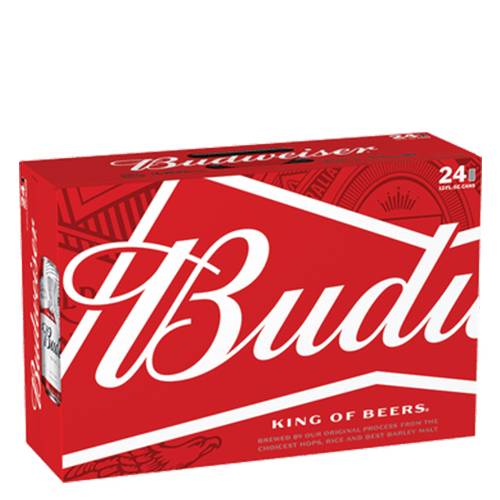 Order Budweiser Cans - 12 oz Cans/24 Pack food online from Bottle Shop & Spirits store, Los Alamitos on bringmethat.com