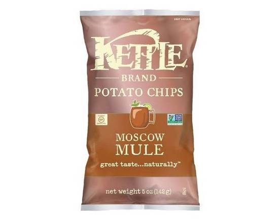 Order Kettle Brand Potato Chips Moscow Mule (5 oz) food online from Classic Candy Shack store, San Francisco on bringmethat.com