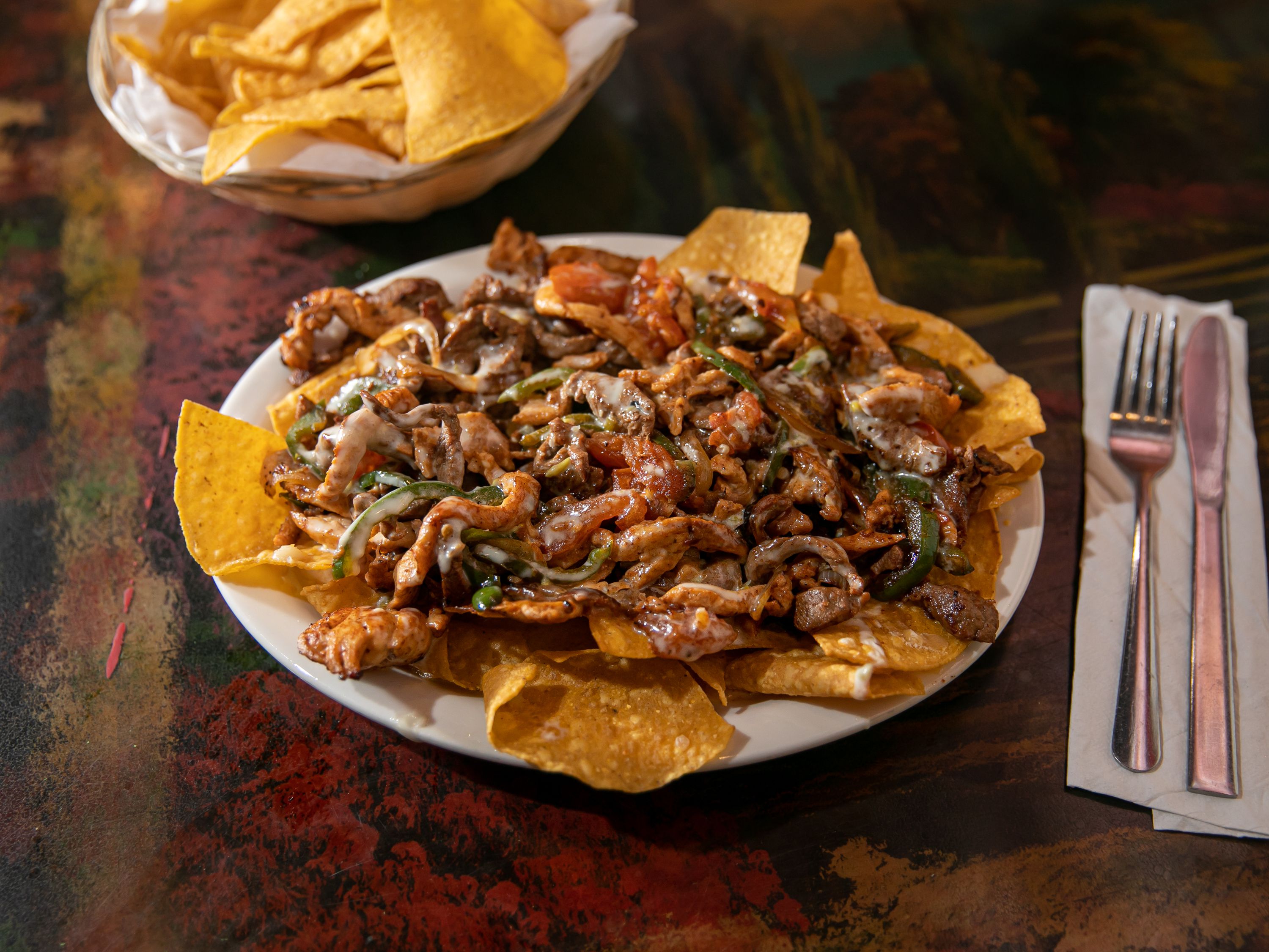 Order Fajita Nachos food online from Happy Mexican store, Memphis on bringmethat.com