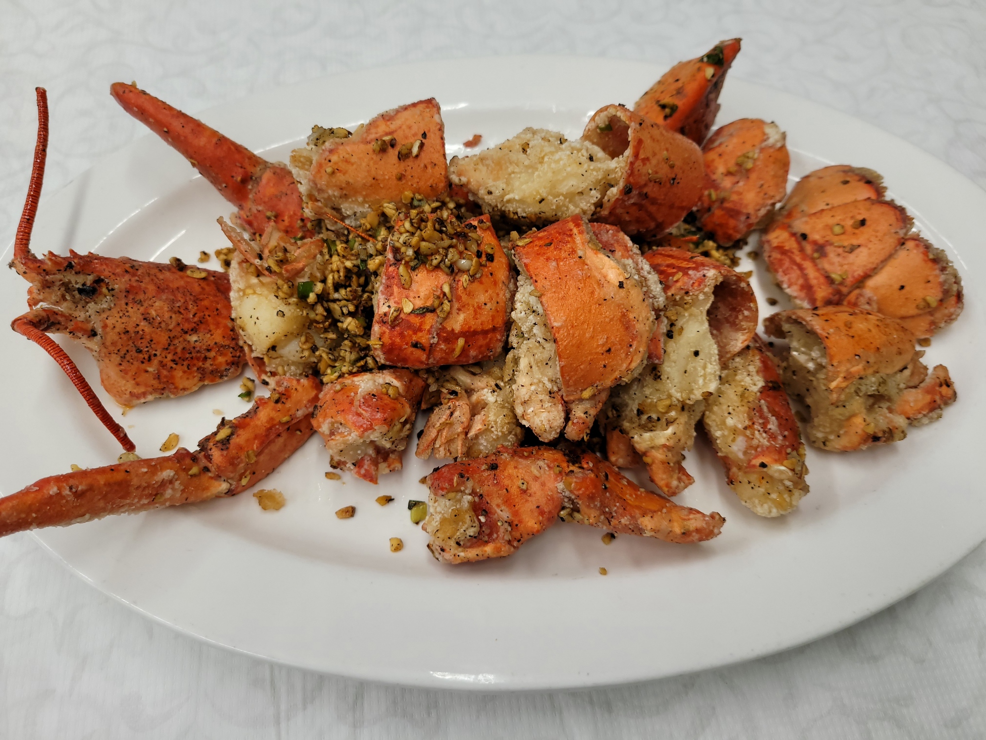 Order Peppercorn Lobster  food online from PPQ Dungeness Island store, San Francisco on bringmethat.com
