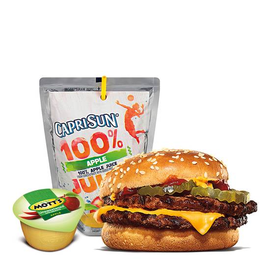 Order Double Cheeseburger King Jr Meal food online from Burger King store, Melbourne on bringmethat.com
