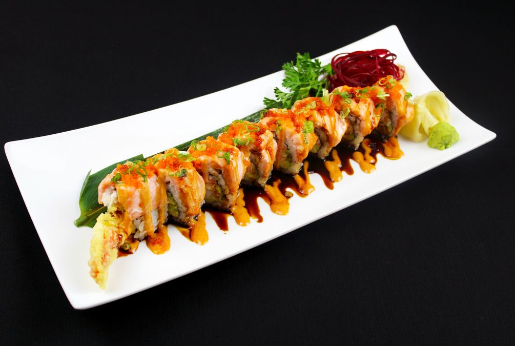 Order Lion King Roll Roll food online from Akaya Sushi, Izakaya & Ramen store, Richardson on bringmethat.com