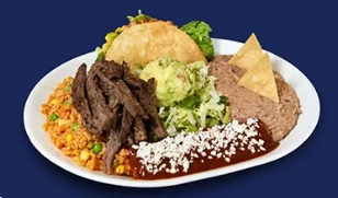 Order Plate Tampiquena food online from Taco Palenque store, San Juan on bringmethat.com