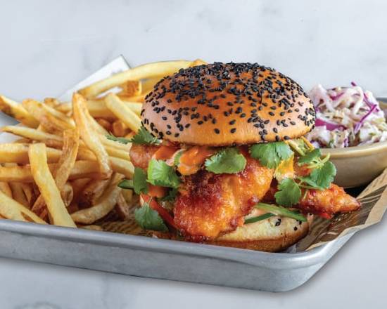 Order Viet Hot Fish Burger food online from Pacific Catch store, Campbell on bringmethat.com