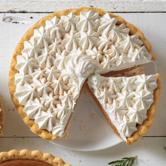 Order Whole Classic Pumpkin Pie with Real Whipped Cream food online from Village Inn store, Omaha on bringmethat.com