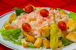 Order Shrimp Salad food online from Papa Ray's Pizza - Miriam St. store, Daly City on bringmethat.com