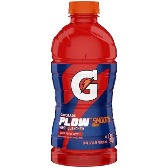 Order Gatorade Flow Smooth Thirst Quencher Blackberry Wave Sports Drink food online from Deerings Market store, Traverse City on bringmethat.com
