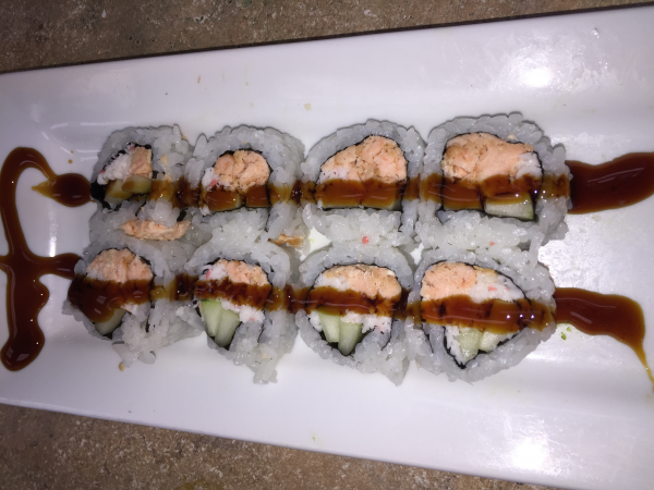 Order 10 Piece Grilled Fish Roll food online from Jazz Sushi Bar store, New Orleans on bringmethat.com