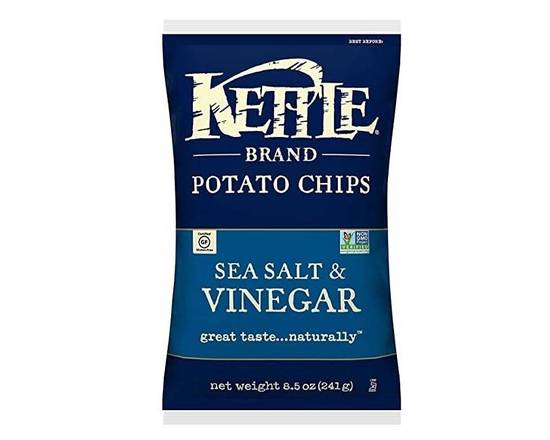 Order Kettle Brand Potato Chips Sea Salt & Vinegar (2 oz) food online from Classic Candy Shack store, San Francisco on bringmethat.com