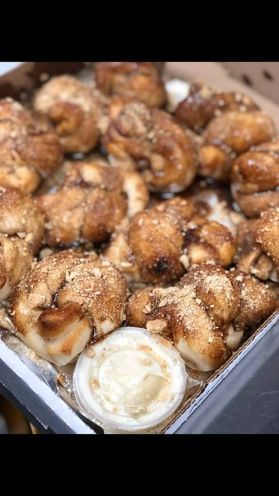 Order Cinnamon Knots food online from The Pizza Cutters store, Syracuse on bringmethat.com