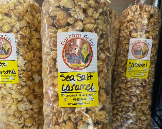 Order Sea Salt Caramel Popcorn food online from The Pink Spoon store, Forest Grove on bringmethat.com
