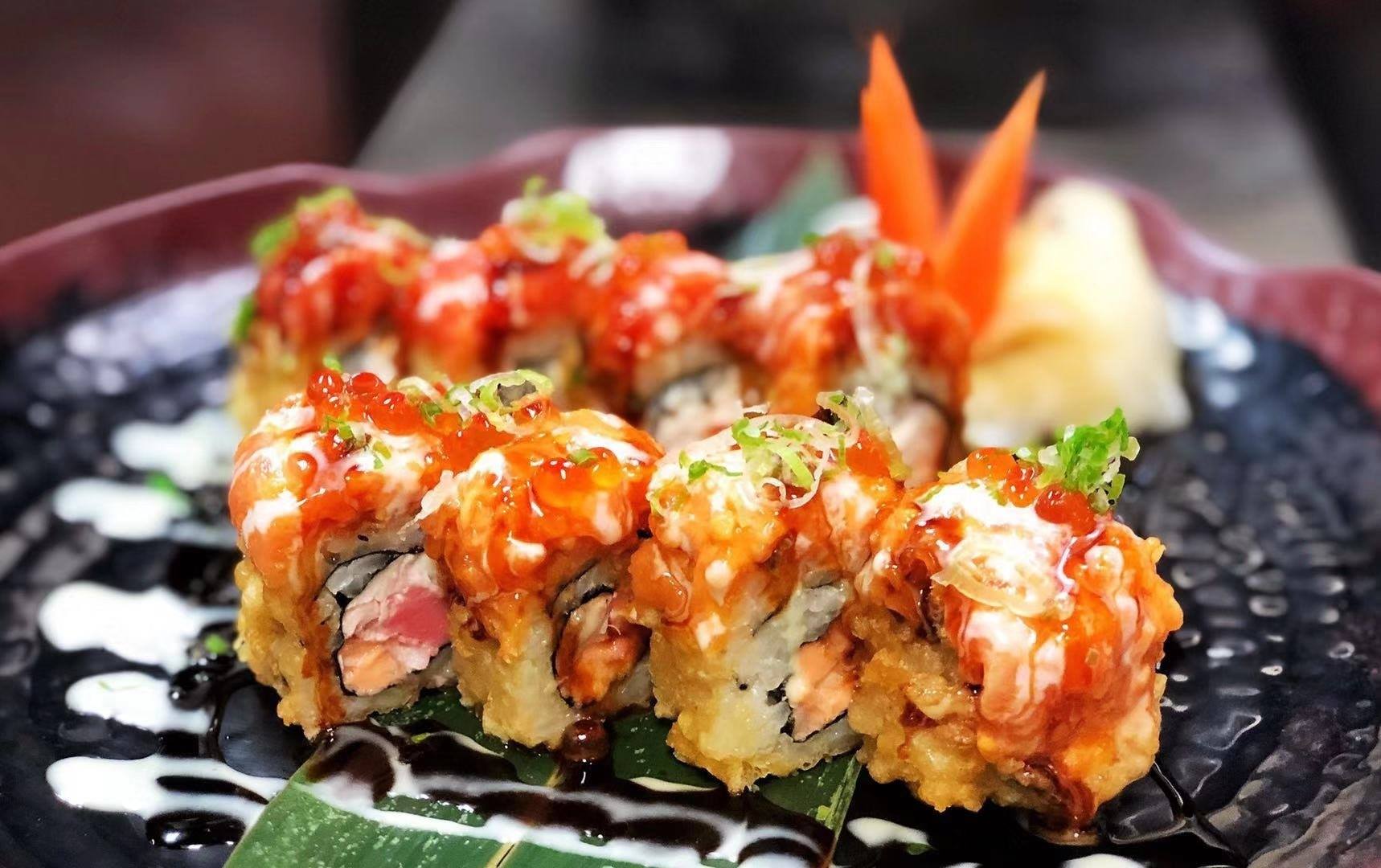 Order Buckeye roll food online from Blue Ginger Asian Fusion Bistro store, Dublin on bringmethat.com