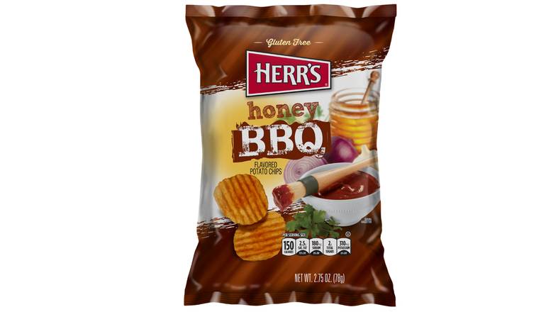 Order Herrs Honey BBQ Ripple 2.75oz food online from Quickchek store, Woodbridge on bringmethat.com