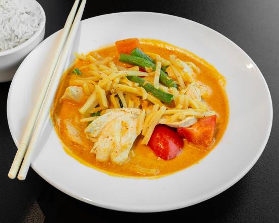 Order Panang Curry food online from The Charm Thai Bistro - 71174 La-21 Suite 300 store, Covington on bringmethat.com