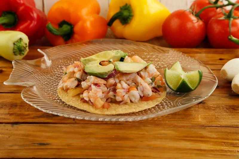 Order Ceviche de Camaron food online from Mexico Lindo store, Rancho Cucamonga on bringmethat.com