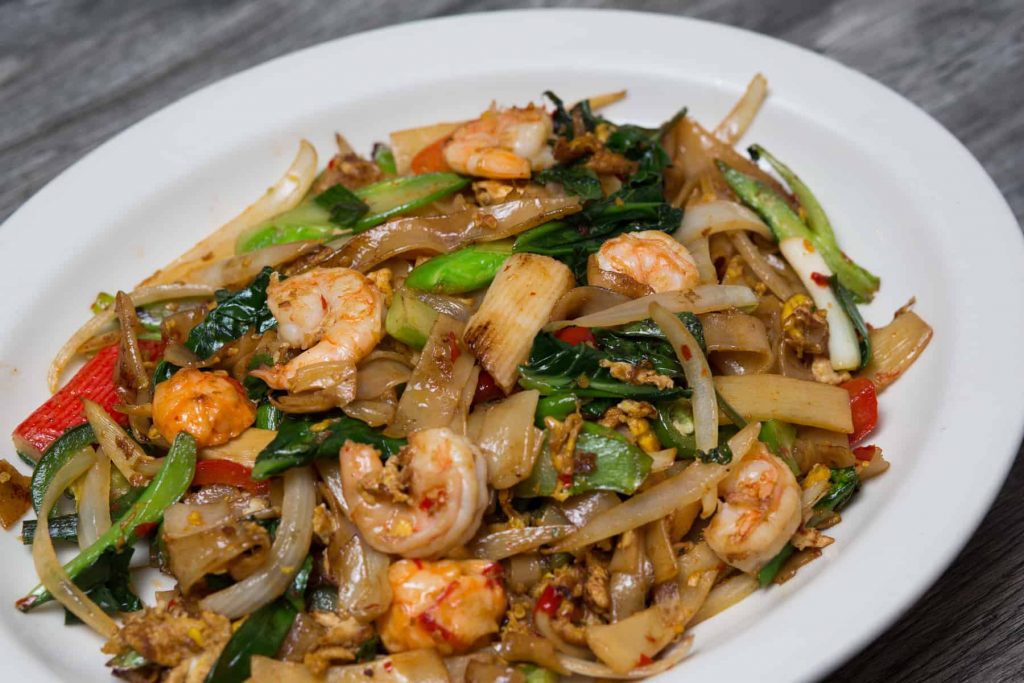 Order TH3. Pad Kee Mao food online from Houston Crawfish & Seafood store, Houston on bringmethat.com