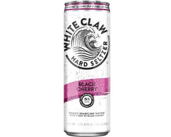 Order White Claw Black Cherry  can hard seltzer (5.0% ABV) 19.2 OZ food online from Pit Stop Liquor Mart store, El Monte on bringmethat.com
