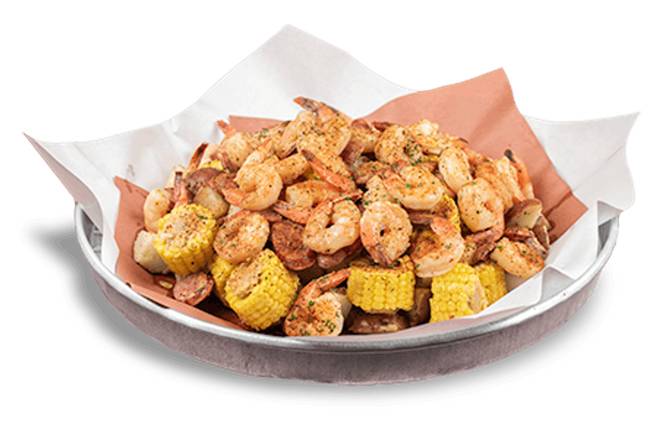 Order Famous Cajun Shrimp Boil Feast food online from Famous Dave's store, Knoxville on bringmethat.com