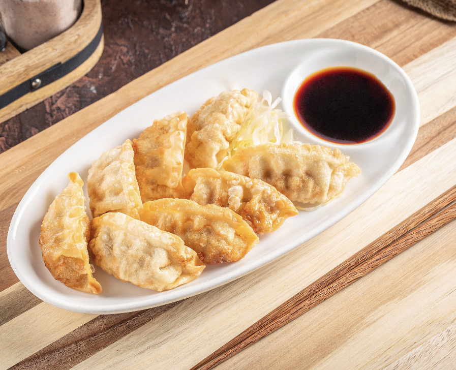 Order Gyoza (6 pcs) food online from Poke Zone store, Oakland on bringmethat.com