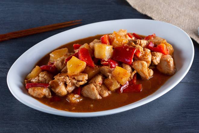 Order Sweet and Sour Chicken food online from Little Wonton store, Anaheim on bringmethat.com
