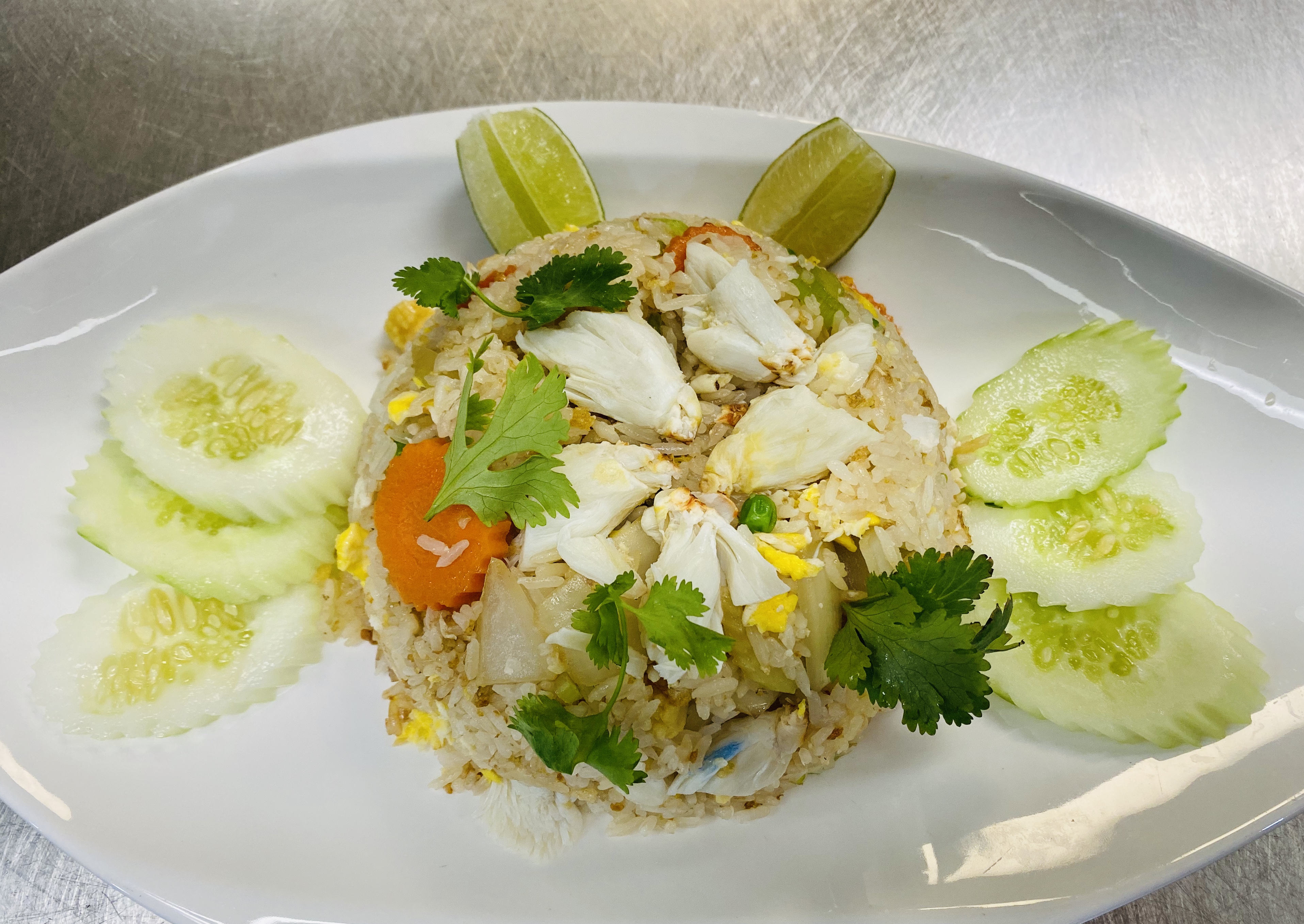 Order Crabmeat Fried Rice food online from Thai Arroy store, Baltimore on bringmethat.com