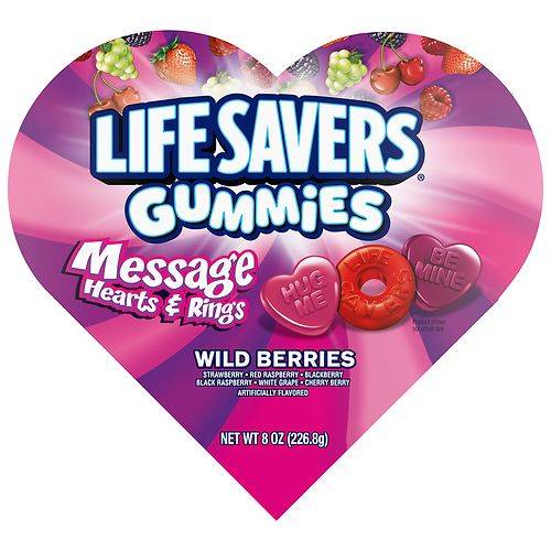 Order LifeSavers Gummies Valentine's Day Heart Wild Berry - 8.0 oz food online from Walgreens store, Graham on bringmethat.com