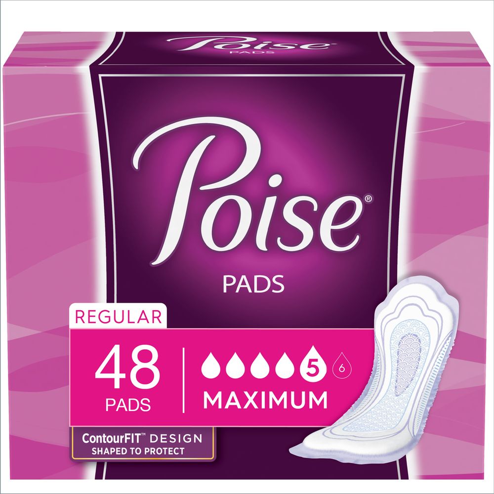Order Poise Pads, Regular Length, Maximum Absorbency - 48 ct food online from Rite Aid store, MILLER PLACE on bringmethat.com