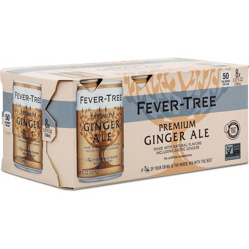 Order Fever-Tree Premium Ginger Ale (8PK 5.07 OZ) 129932 food online from BevMo! store, Milpitas on bringmethat.com