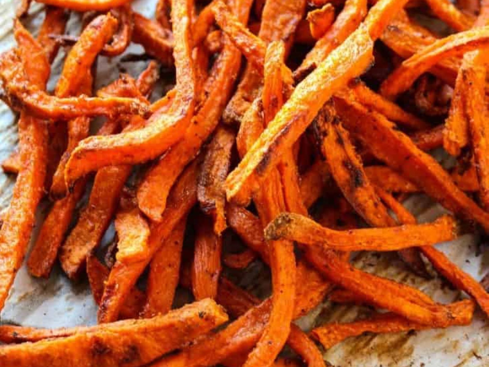 Order Hurricane Sweet Potato Fries food online from The Kahuna Burger store, long branch on bringmethat.com