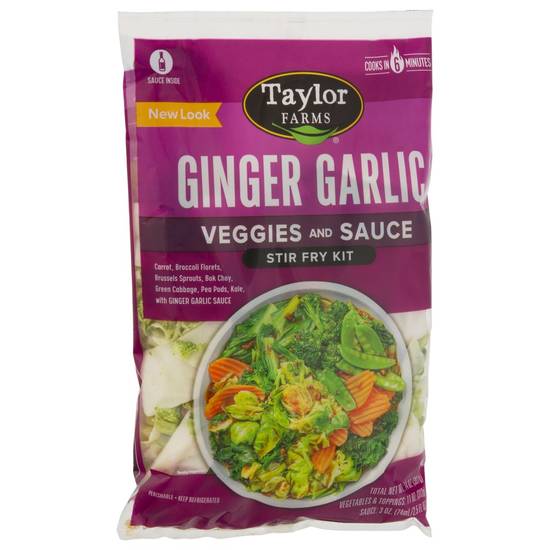 Order Taylor Farms · Ginger Garlic Stir Fry Kit (14 oz) food online from Jewel-Osco store, Antioch on bringmethat.com