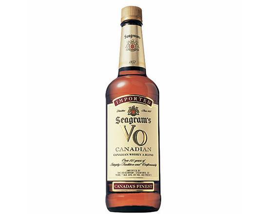 Order Seagram's VO Canadian Whisky, 750mL liquor (40% ABV) food online from Samco Food Store store, Bakersfield on bringmethat.com