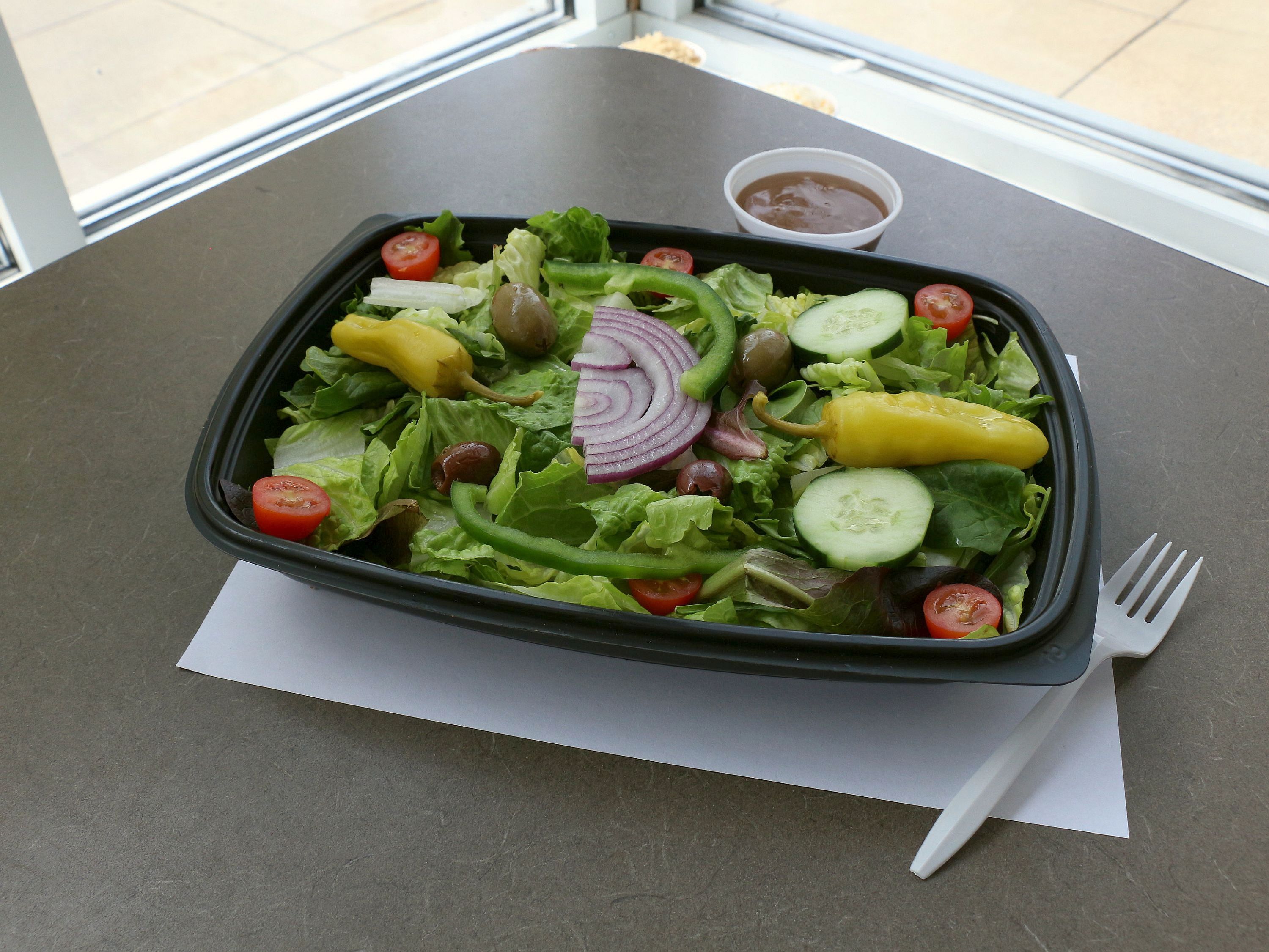 Order Garden Salad food online from DC Halal Shawarma store, Washington on bringmethat.com