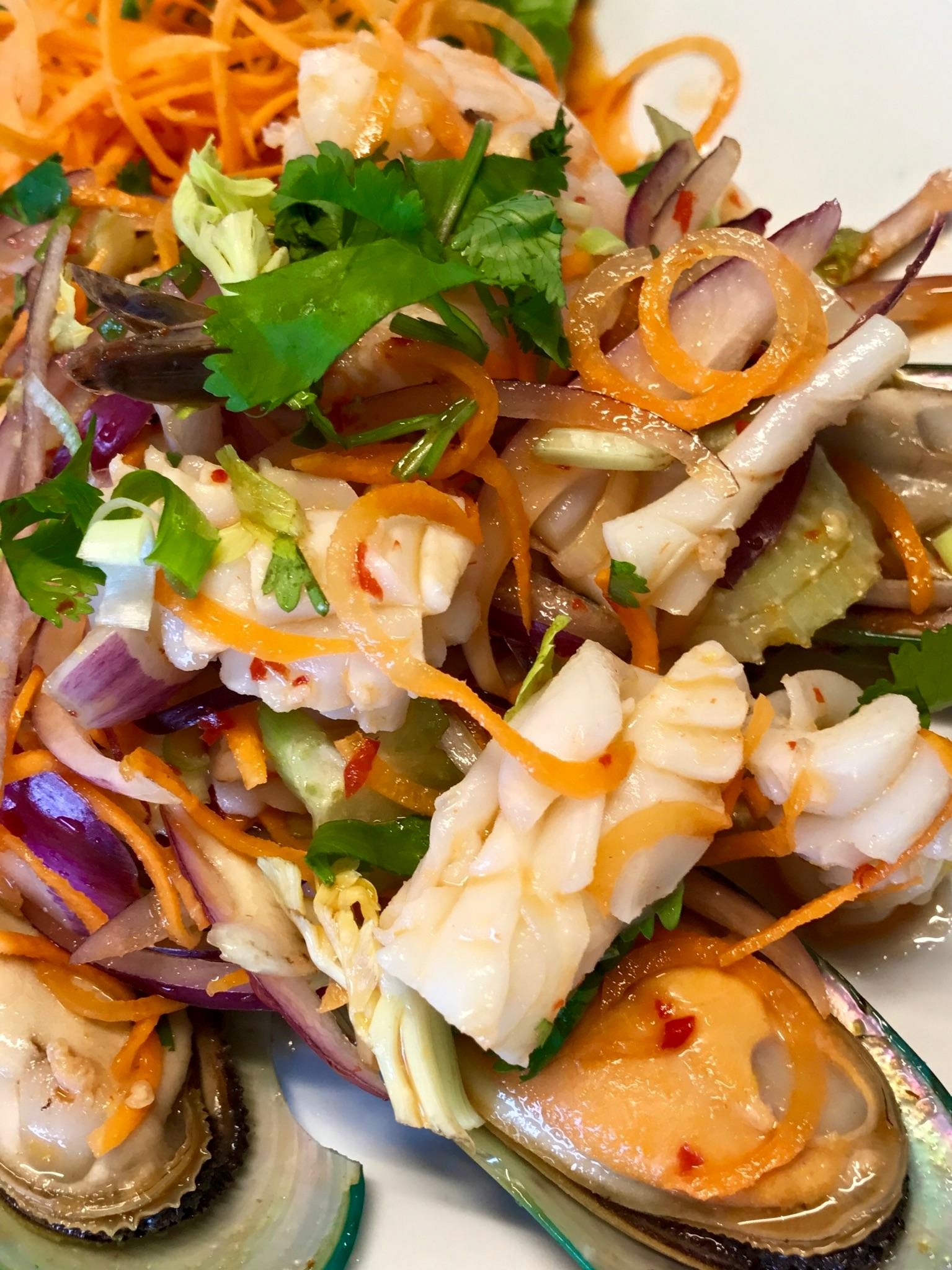 Order Seafood Salad food online from Eathai Restaurant store, Rockville on bringmethat.com