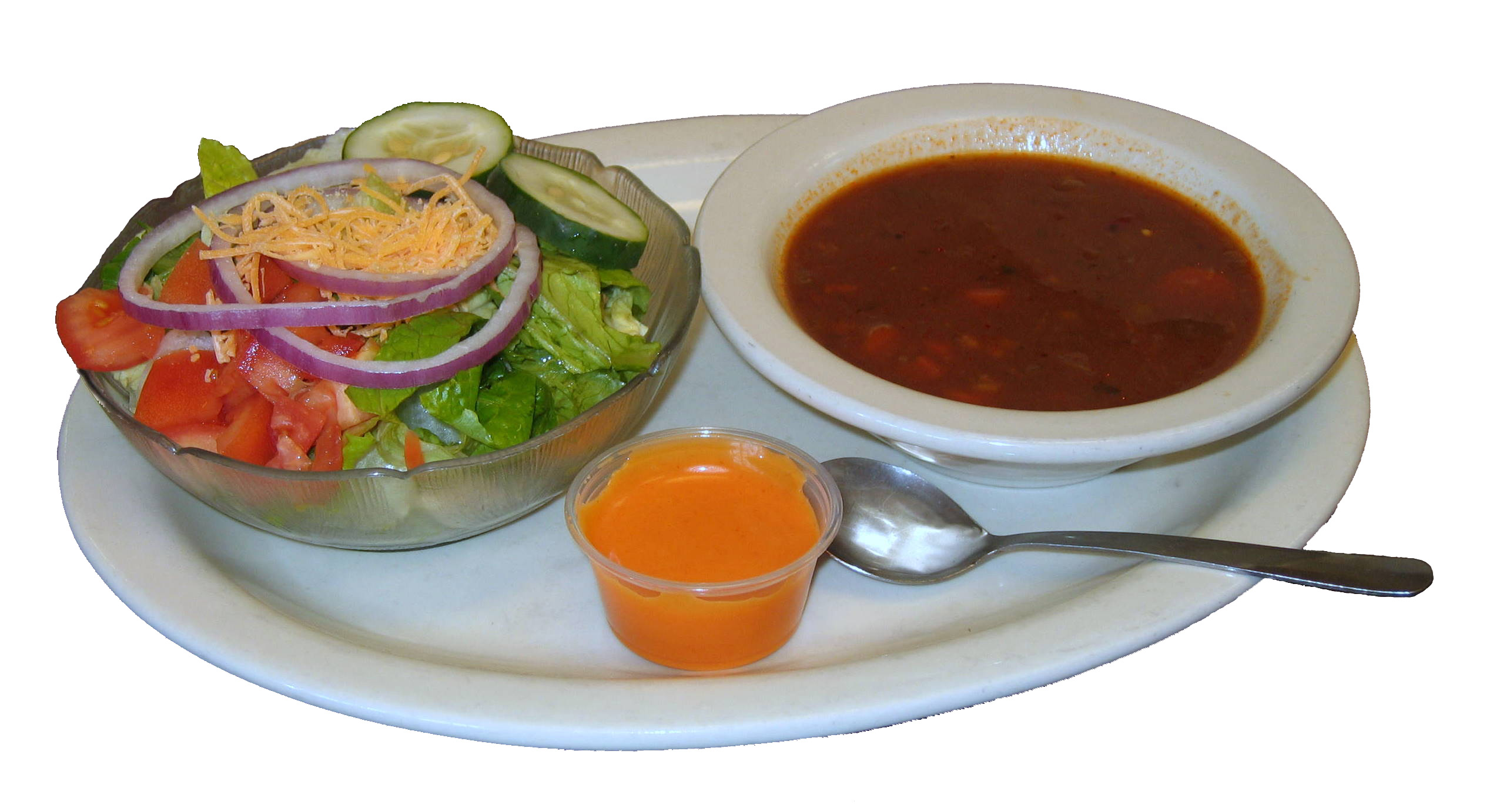 Order Soup and Garden Salad food online from Carolina's Diner store, Greensboro on bringmethat.com