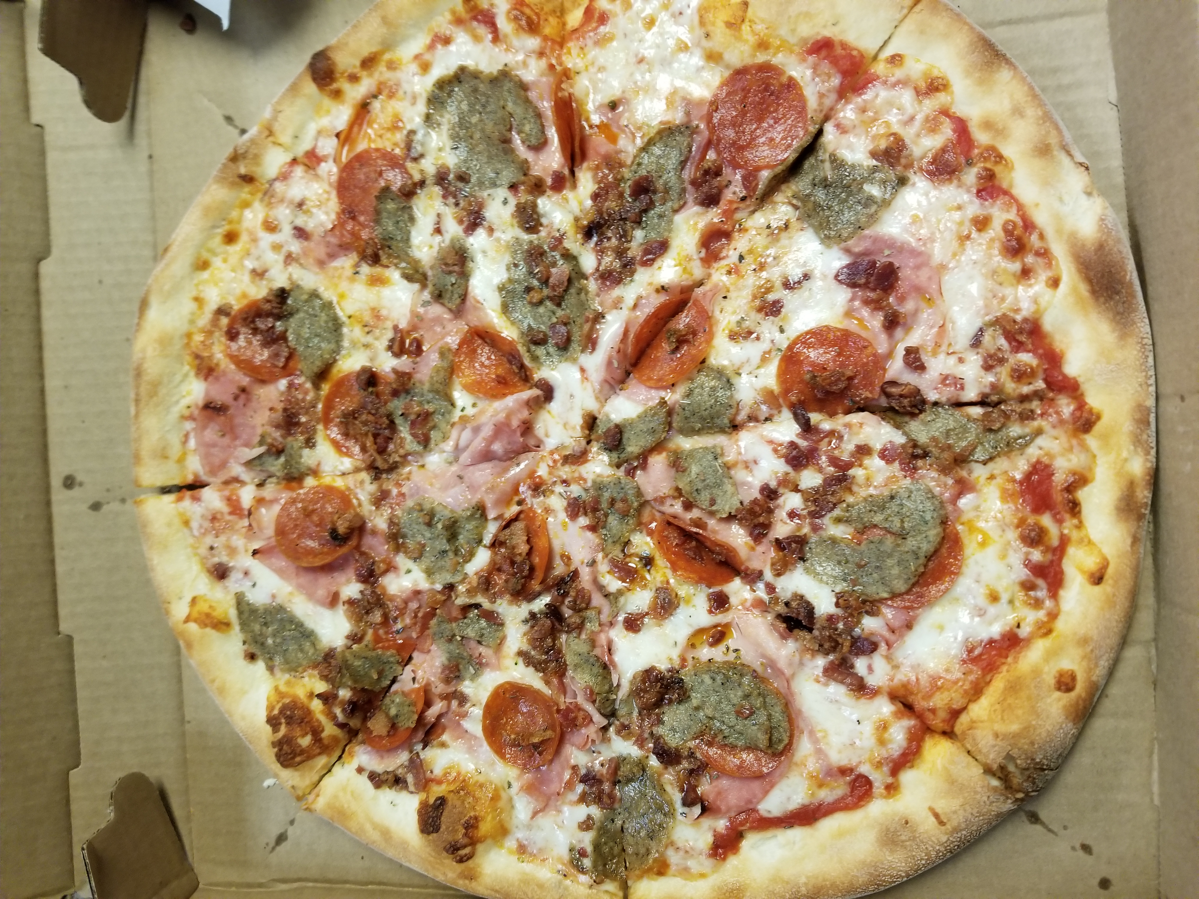 Order Meat Lover Pizza food online from Pizza Box store, Washington Township on bringmethat.com