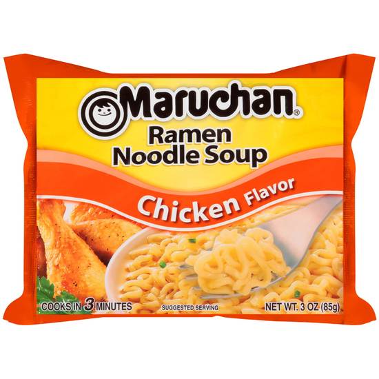 Order Maruchan Ramen Chicken Flavor - 6 Pack food online from Exxon Food Mart store, Port Huron on bringmethat.com