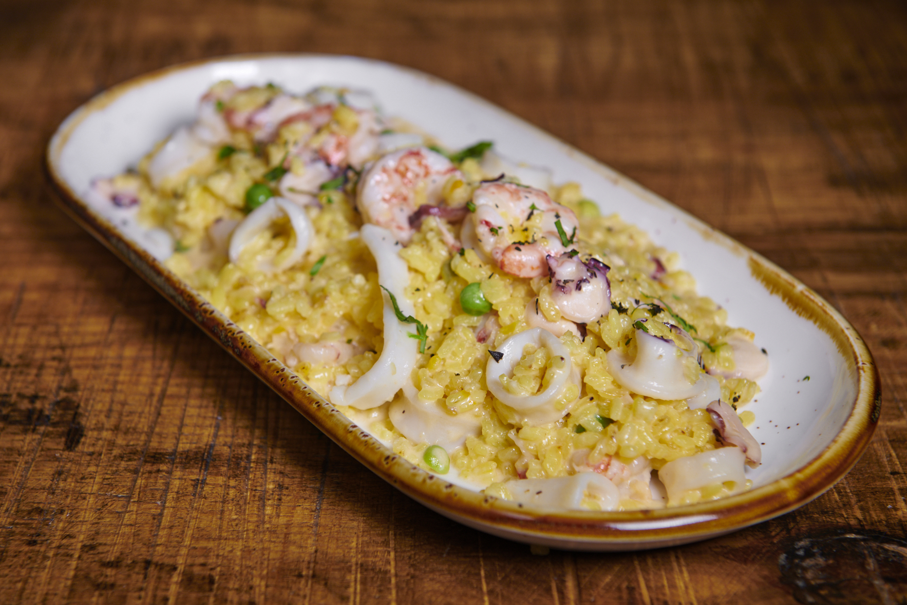 Order Seafood Risotto food online from Rotiss-A-Q store, Mount Kisco on bringmethat.com