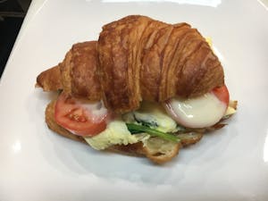 Order Croissant with Egg & Cheese food online from Cafe Elena store, San Francisco on bringmethat.com