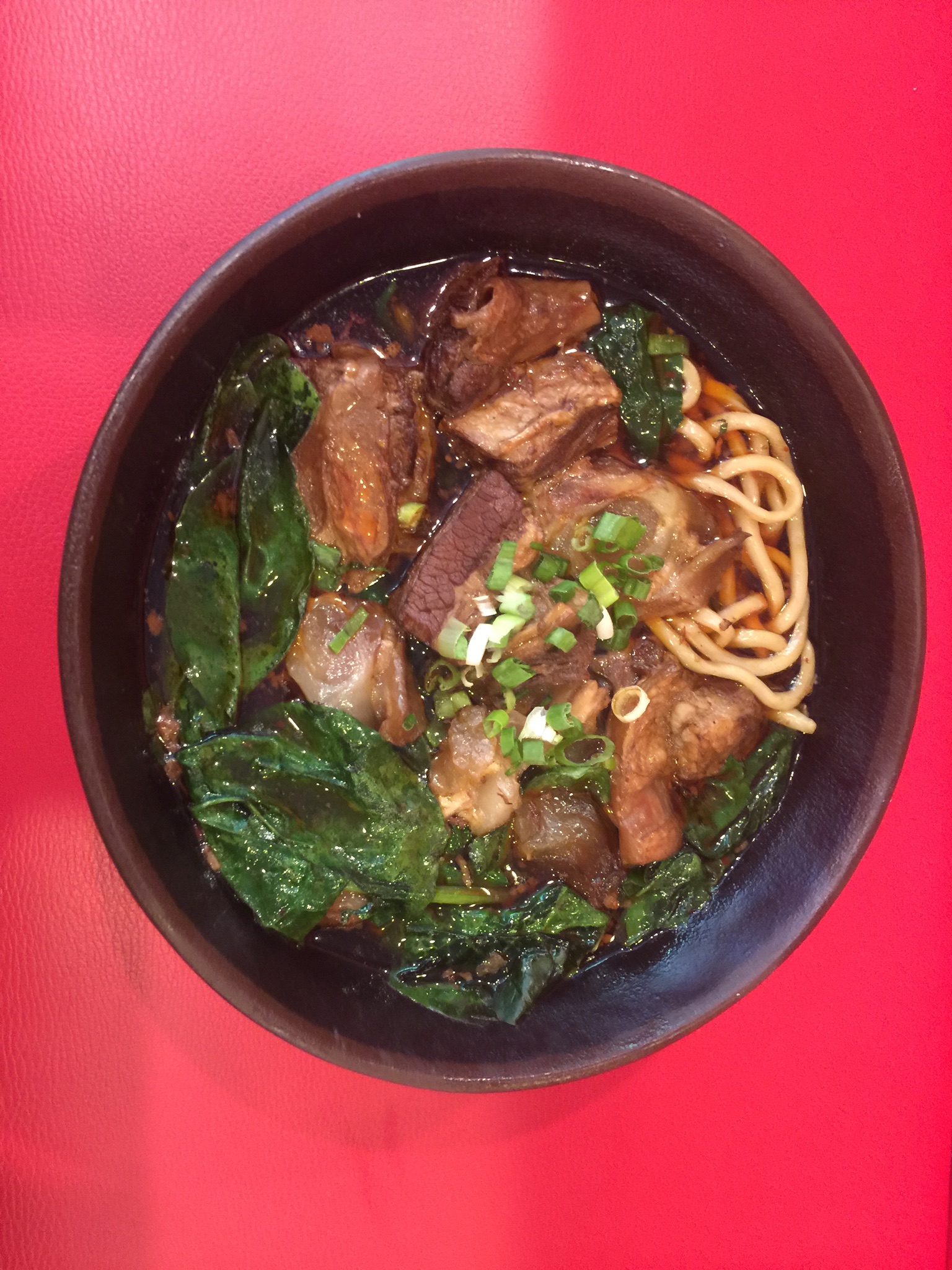 Order Szechuan Beef and Tendon Noodle Soup food online from Queen House store, Mountain View on bringmethat.com