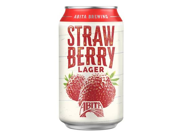 Order Abita Strawberry Lager - 6x 12oz Cans food online from Liquor Cabinet store, Houston on bringmethat.com